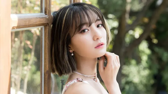 '오마이걸'의 '논스톱' 뮤직비디오 촬영(2020)의 화려한 비니 [K팝 밴드] 4K 배경화면