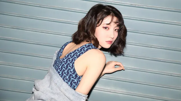 K팝 밴드 'Oh My Girl'의 'Nonstop' MV 촬영 [2020]의 화려한 비니 4K 배경화면