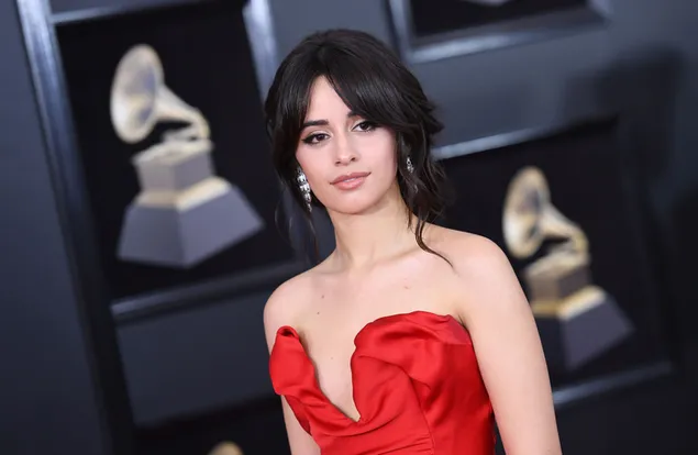 Grammy Ödülleri Fotoğraf Çekiminde Muhteşem 'Camila Cabello' 2K duvar kağıdı