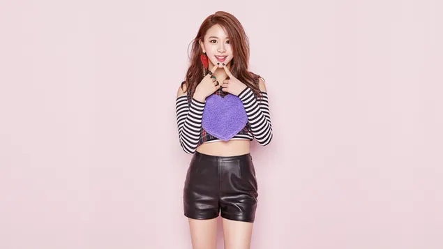 Gorgeous Chaeyoung fra TWICE (K-pop Band) 8K baggrundsbillede