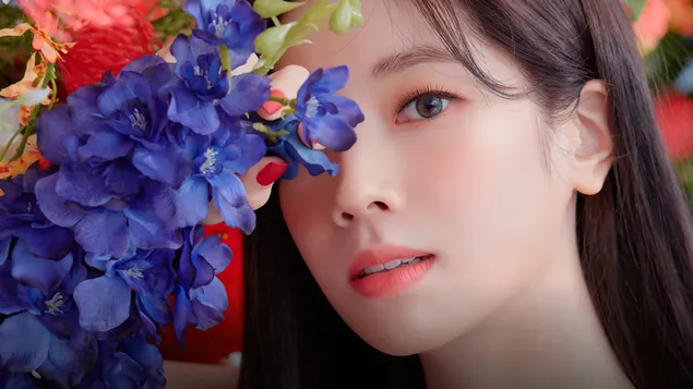 Muhteşem Dahyun 'I Can't Stop Me' MV'sinde (2020) Shoot from Twice (K-Pop Band) 4K duvar kağıdı