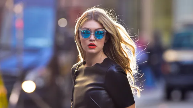 Cantik 'Gigi Hadid' | Kosmopolitan Photoshoot 4K kertas dinding