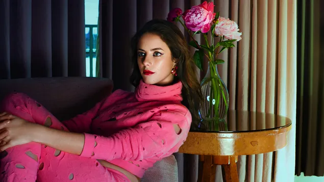 화려한 '카야 스코델라리오' | 미국 여배우 4K 배경화면