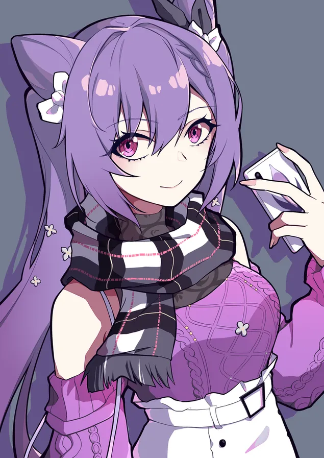 Lindo Keqing | Impacto de Ganshin 2K papel de parede