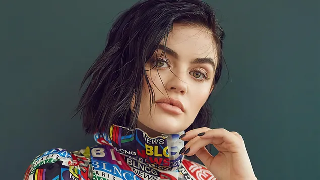 Prekrasna 'Lucy Hale' u fotografisanju časopisa The Glass 4K pozadina