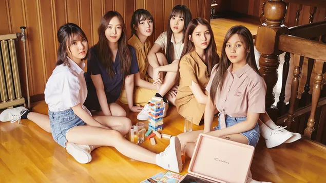 'GFriend' (K-pop Group) 的華麗成員 8K 壁紙