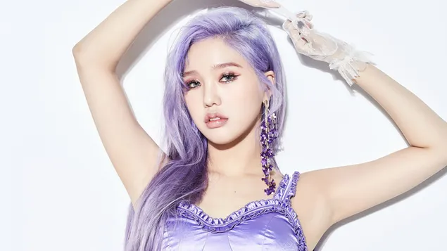 '오마이걸' '논스톱' 뮤직비디오 촬영 현장(2020) 미미 [K팝 밴드] 4K 배경화면