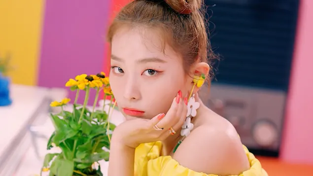 Nuostabus „Seulgi“ iš „Red Velvet“ (K-pop grupė) 4K ekrano užsklanda