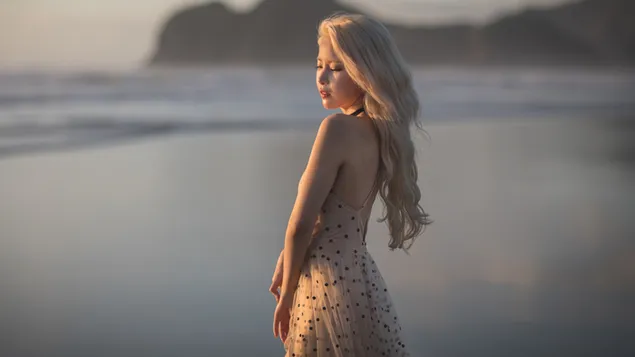 Nydelig 'Solar' fra 'Mamamoo' (K-pop Group) 4K bakgrunn