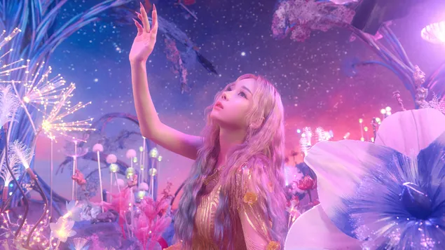 來自 Aespa [K-Pop Band | 的華麗“冬天” 2020] 4K 壁紙