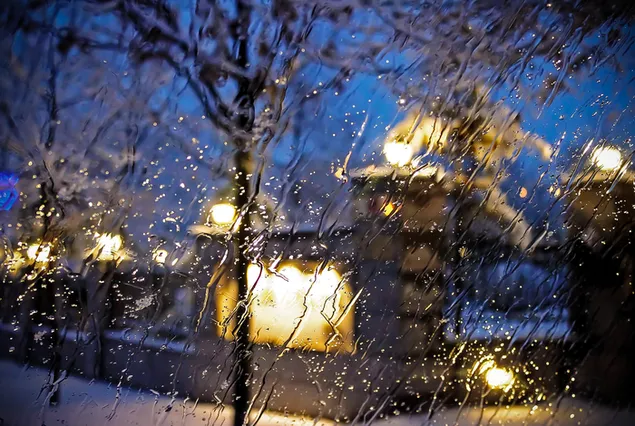 Gotas de lluvia en la ventana descargar