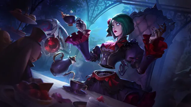 goticka 'orianna' wild rift splash art - league of legends [lol] preuzmi