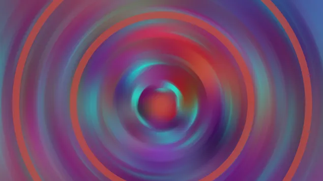 Gradientowe okręgi rozmycia HD tapeta