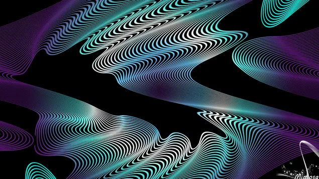 Gradient Guillochi HD tapeta