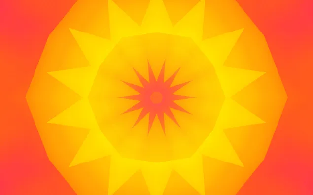 Gradientowe słońce HD tapeta