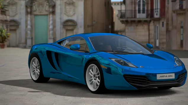 Gran turismo 6 - 藍色車 4K 壁紙