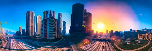 grand theft auto v: los santos - napsuteses panorama letoltes