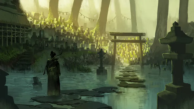 Гробот на храбрите воини 4K тапет