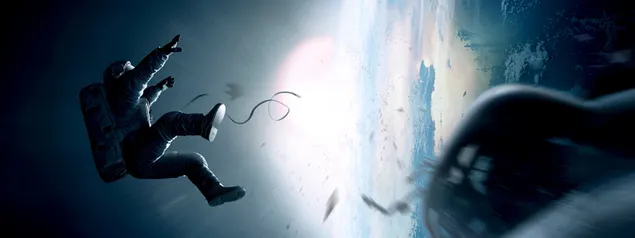 Film sulla gravità 2K sfondo