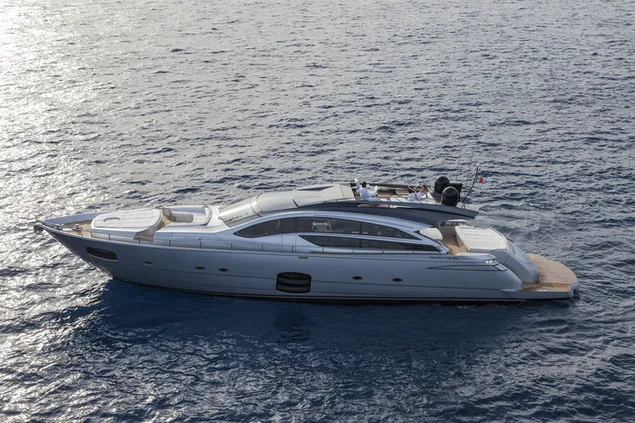 Gray modern Luxus Yacht 4K Tapeten