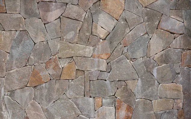 Dinding batu abu-abu, batu, batu bata, struktur