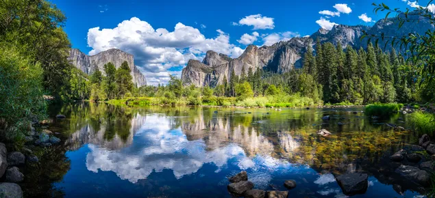 prachtig uitzicht op yosemite national park in californie, vs download