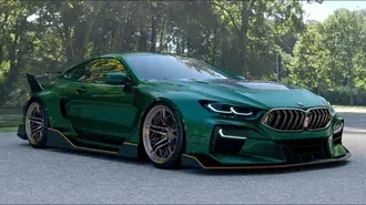 zelenyy obves bmw m8 gtr primenyaetsya skachat'