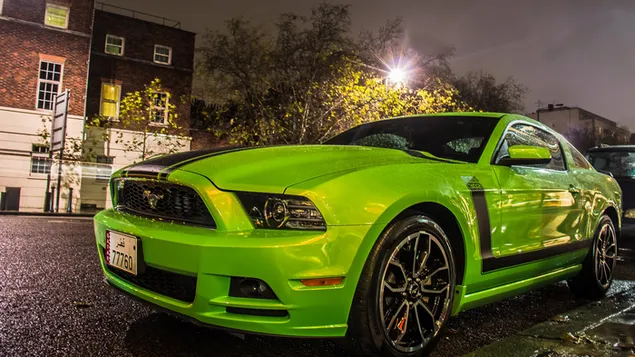 Groene Ford Mustang download