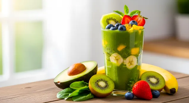 recept na zelene smoothie: zdrava zmes ovocia a zeleniny stiahnut