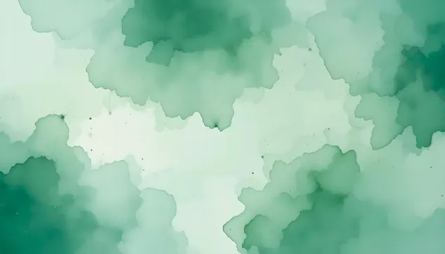 Зелена акварелна абстрактна фонова текстура 4K тапет