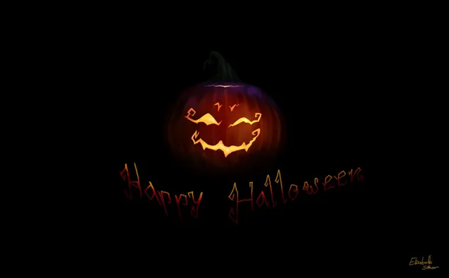 Grinning Jack-o'-lantern HD wallpaper download