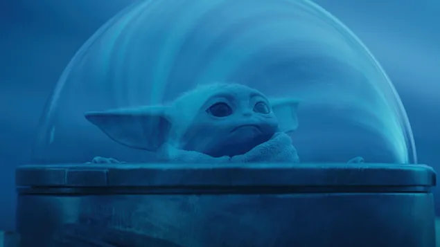 Grogu van The Mandalorian 4K muurpapier