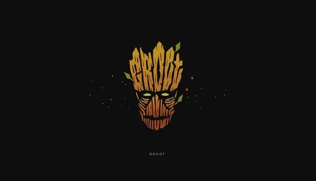 Groot's Name Made His Face  download