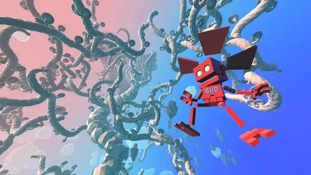 Grow Up Star Plant Attack 4K achtergrond