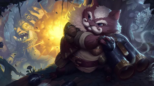 Tapeta Gruff Grenadier (Legends of Runeterra) - League of Legends (LOL) 4K