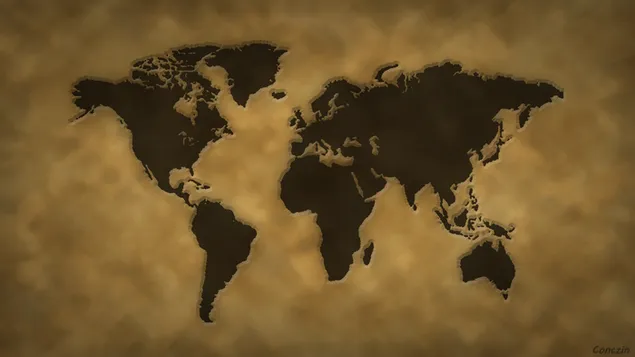 Grunge World Map download