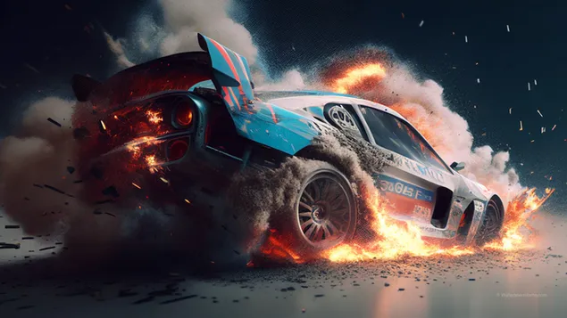 GTA 6 รถสปอร์ตสุดฮอตบนพื้นทราย 2K วอลเปเปอร์