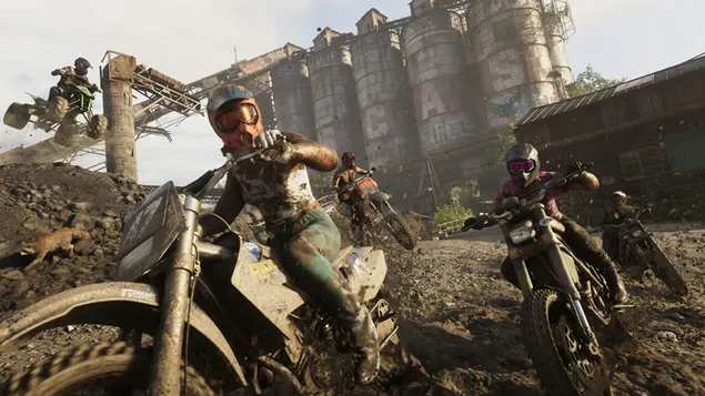 GTA VI mount kalaga dirt bike race 4K wallpaper