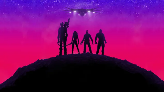 Guardians of the galaxy (neon) 