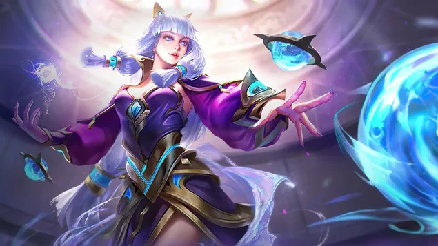 Guinevere "Amethyst Dance" - Mobile Legends (ML) 4K خلفية