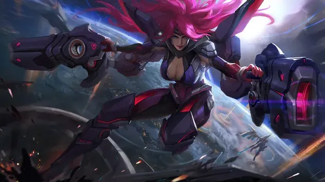 Gun Goddess 'Miss Fortune' | League of Legends (LOL) 4K fons de pantalla