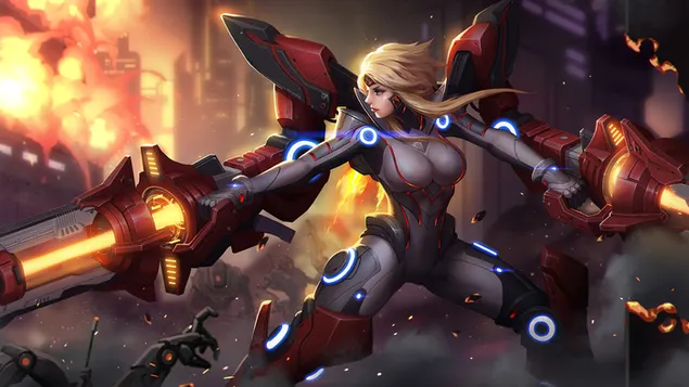 Božica oružja 'Miss Fortune' - League of Legends [LOL] 4K pozadina