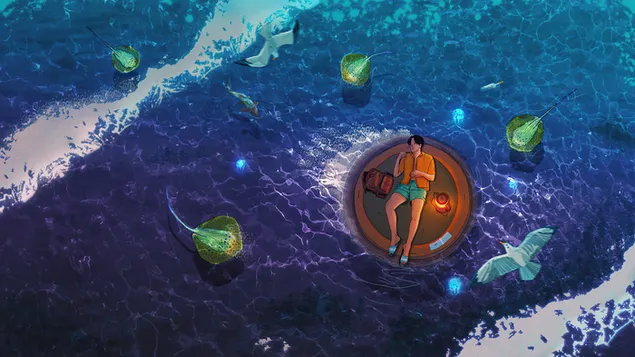 مرد اقیانوس سرد کاغذدیواری  4K