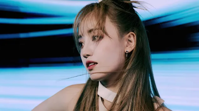 Haeyoon จาก Cherry Bullet (วง Kpop) - อัลบั้ม Cherry Dash (เวอร์ชันรันเวย์) Shoot 4K วอลเปเปอร์