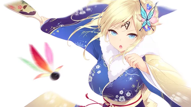 Haganai: No tengo muchos amigos - Sena Kashiwazaki Playing HD fondo de pantalla