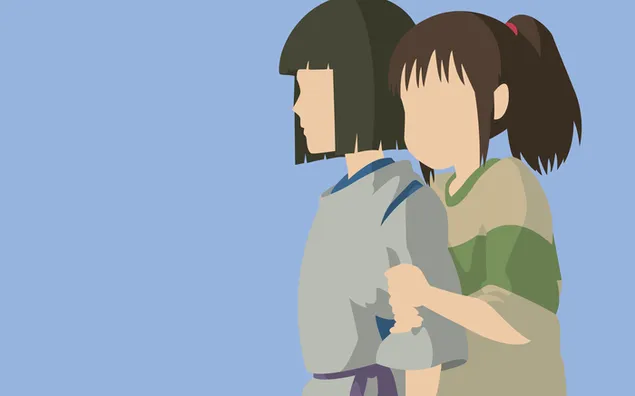 Tapeta Haku chráni Chihiro 4K