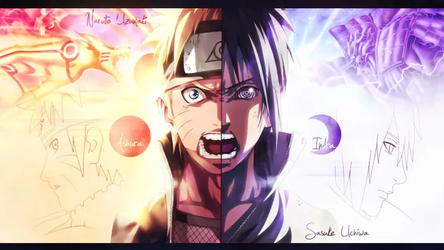 half naruto & half sasuke met woede download