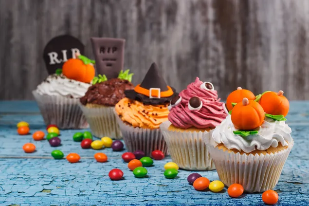Dolci di Halloween 4K sfondo