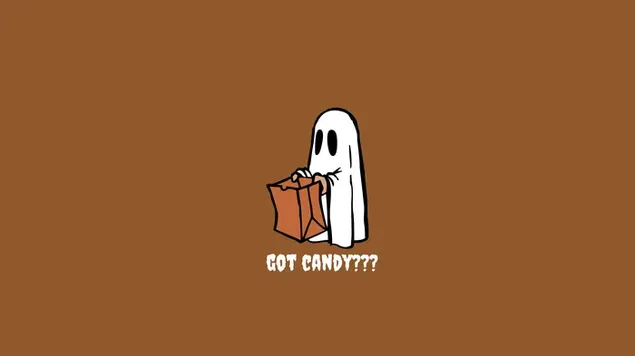 Halloween - Ghost, Got Candy? 4K wallpaper
