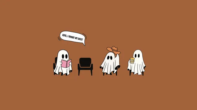 halloween - ghost meeting, 1 ghost forgot the white sheet download